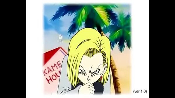 Dragon Ball Z Android 8_sucking_a penis_Android_8 chupando um pau Android 8 chupando un_pene