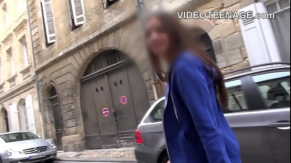 shy teen girl does porn casting 