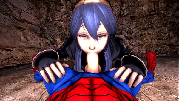 Lucina and spiderman make love to eachother princess x superhero love 