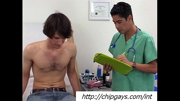 Excited man and doctor