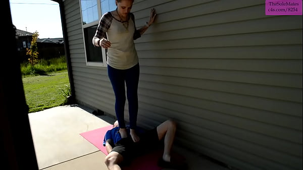 TSM Monica tries trampling forher first time