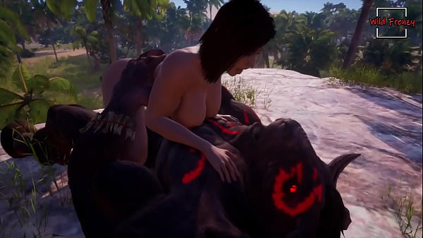 Video game shey and minotaur 