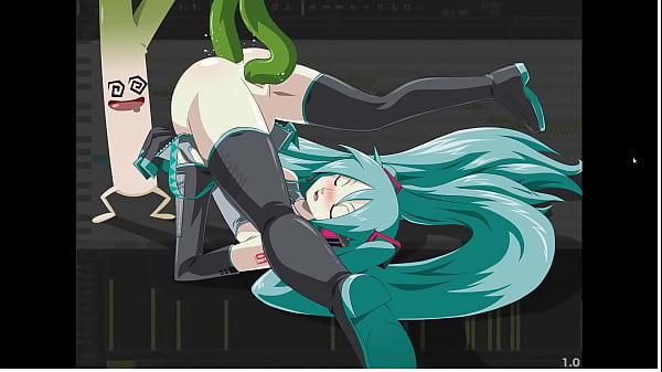 pussy wet anime girl use two holes 