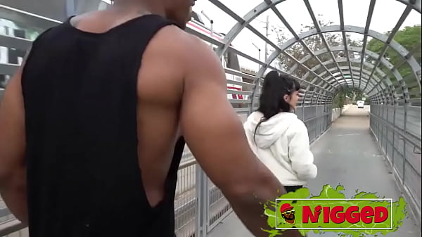 Play MP4 - Two black guys on the street with a petite young girl&period; Holy Machiavelli still doesn't know what interracial sex is&period; Welcome to Nigged