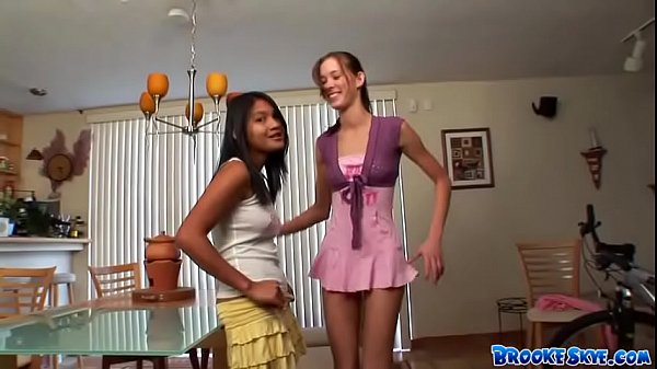 Brooke Skye gets to lick out Kat Young and her tight pussy 