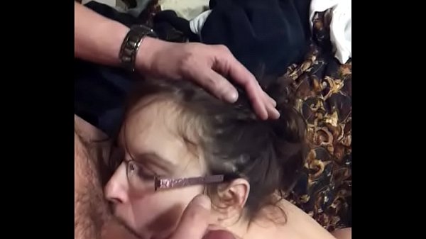 Huge cumshot on my gf's tits 