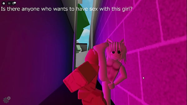 Shy girl opensher crotch and_asks forsex behind the_store inRoblox_s brookhaven