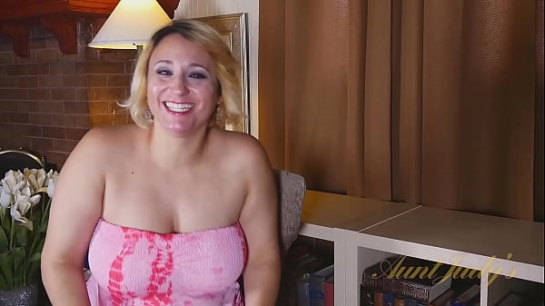 Play MP4 - AuntJudys - Busty 40yo Blonde Bombshell Mrs&period;Jewels &lpar;AJ Classics&rpar;