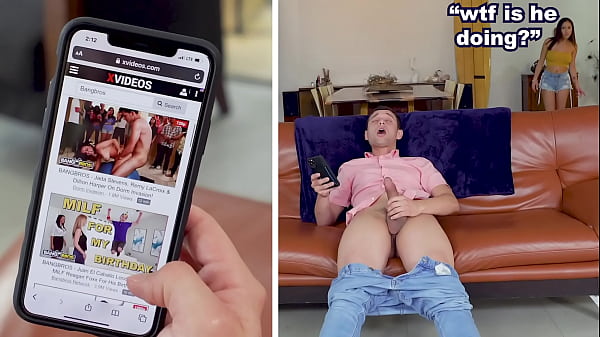 Kira Perez Catches Her_Pervert_Step Brother Masturbating