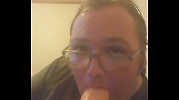 Gagging on my rubberdick