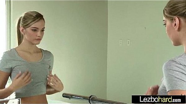 Teen lesbians riley reid & kenna james in hot sex tape licking and kissing movie 25