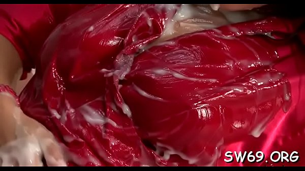 Kinky floozy overspread in slime