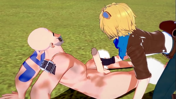 League Of Legends Yaoi - Ezreal X Braum Handjob thumbnail