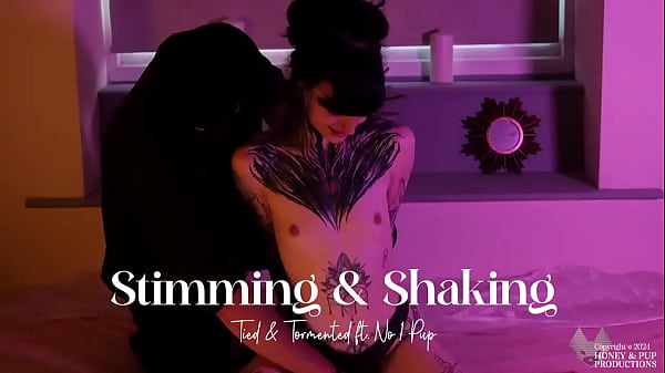 ** clip available **no1 pup tied a bamboo pole under honey's knee's to really emphasise her shakeswhat a perfect positi 