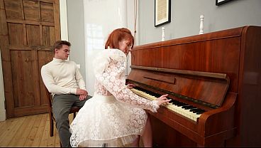 Nonton Piano Lesson Turned Filthy &ndash; Teacher Gathered Courage And Pounded My Pussy On The Chair thumbnail