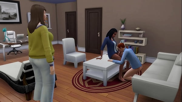 Wife Watching Her Husband Fucked by Ebony TS Shania (The Sims 4 | 3D Hentai) 