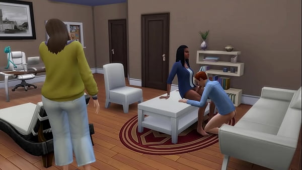 Play MP4 - Ebony Shemale Marriage Counselor Fuck Client In Front of His Wife &lpar;The Sims 4 &vert; 3D Hentai&rpar;
