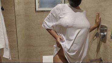 Big tits desi nri slut loves shower roleplay