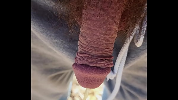 Peeing in the woods in the cold 