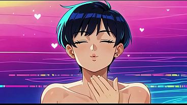 Nonton Synthwave Girl Fucks Until She's Drenched In Cum thumbnail