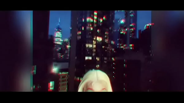 Sexy magazine model on balcony