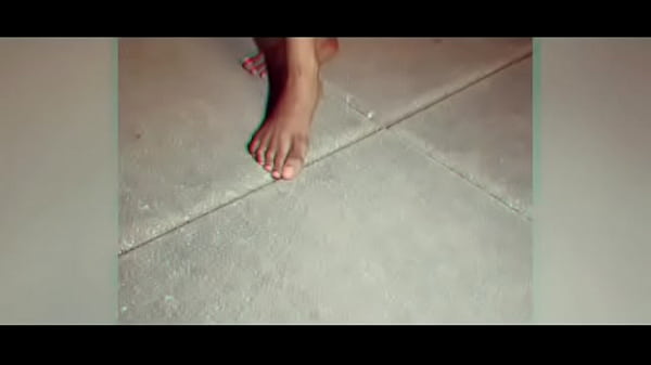 Sexy magazine model on balcony 