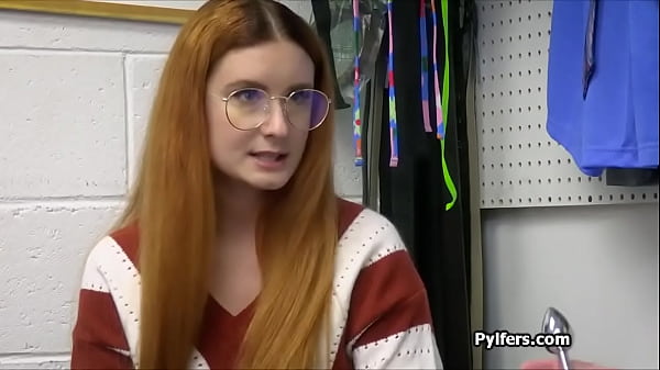 Ginger thief slides on mall cops thick dick 