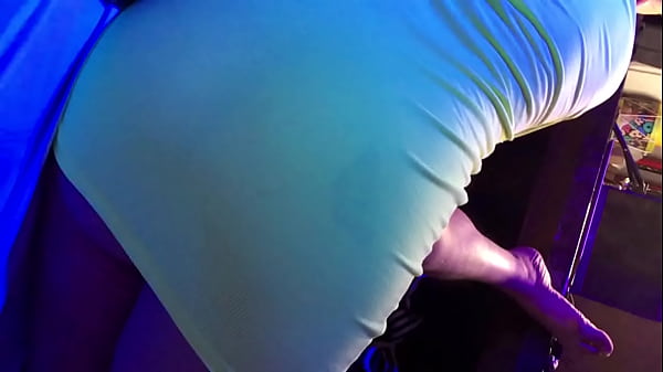 I was_trying aYellow_Micro Dress to decide ifI buy it or notwhen I_got grabbed by the ass and put down to suck cock