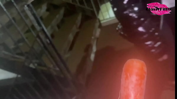 Woman inseminates carros inside herself 