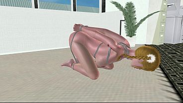 7. Animated 3d Cartoon Porn - A Beautiful Girl Inside The Office Hands Ties In Doggy Postion Pussy Fucked By Cylindrical Glowing Object thumbnail