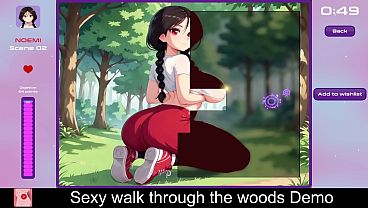 Sexy walk through the woods (Free Steam Demo Game) Casual,  Sexual Content, Nudity, Arcade, 2D, Anime 