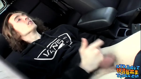 Hung straight dude jerks off and jizz 