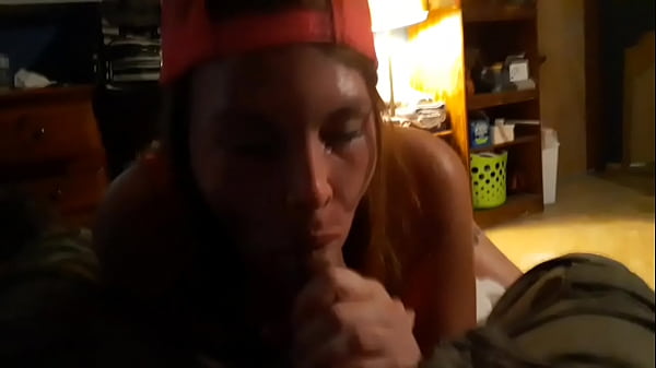 Blowing for her food 