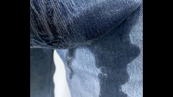 short piss in jeans