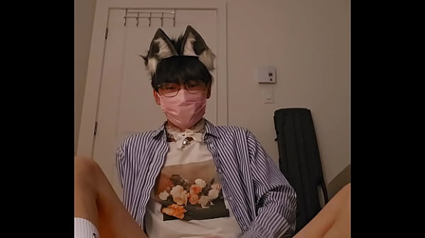 Play MP4 - Verification video - White socks asian boy swallow his cum