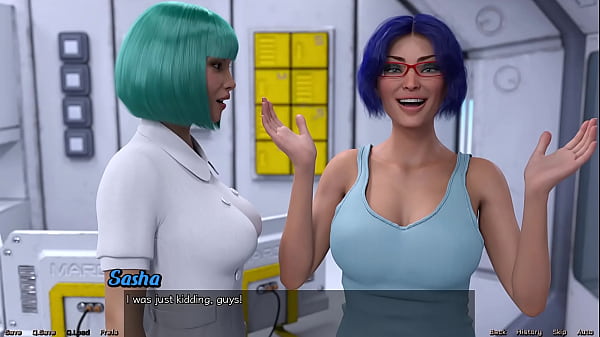 Stranded in space #74 blue haired milf want threesome with me & hot busty doctor 