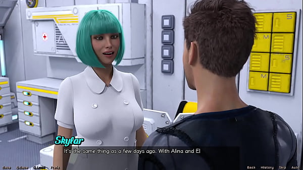 Stranded in space #74 blue haired milf want threesome with me & hot busty doctor 