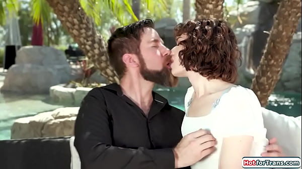 Small tits tgirl Serena Bubbles kisses her guy outdoors.The shemale sits on top giving both cocks a handjob.The trans sucks and is anal barebacked 