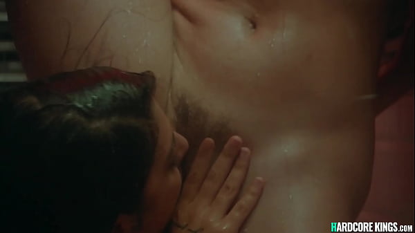 Lesbian girlfriends oral under shower