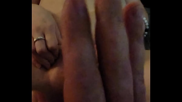 Petite blonde takes more than a finger