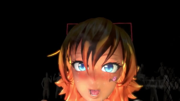 Anime cowgirl sex cage fucked hard on the fence 