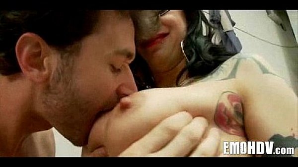 Goth emo angel with tattoos 088 