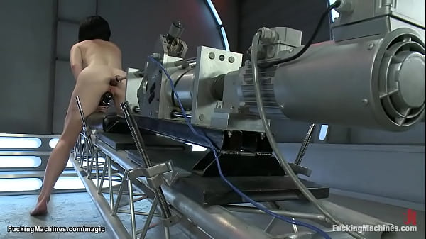 Petite babe fucked byhuge machines