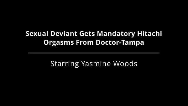 Sexual deviant gets mandatory hitachi orgasms from doctor tampa yasmine woods