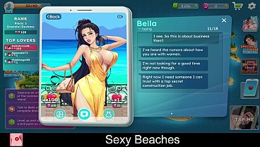 Sexy beaches free to play clicker dating sim idle