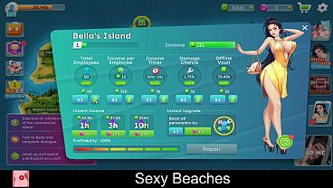 Sexy beaches free to play clicker dating sim idle 