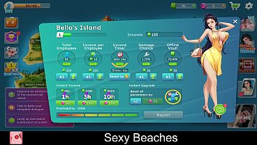 Sexy beaches free to play clicker dating sim idle