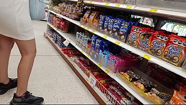 Conozco a una Jovencita en el Supermercado y Termino Metiendole la Verga