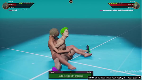 Nezakah_VS Joe Curr Naked Fighter 3D