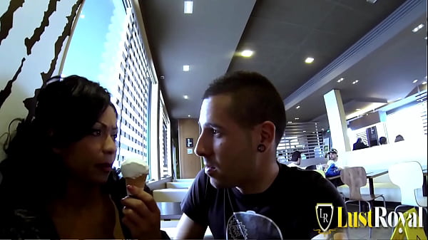 Tatted milf with nice tits got roughly fucked outside 